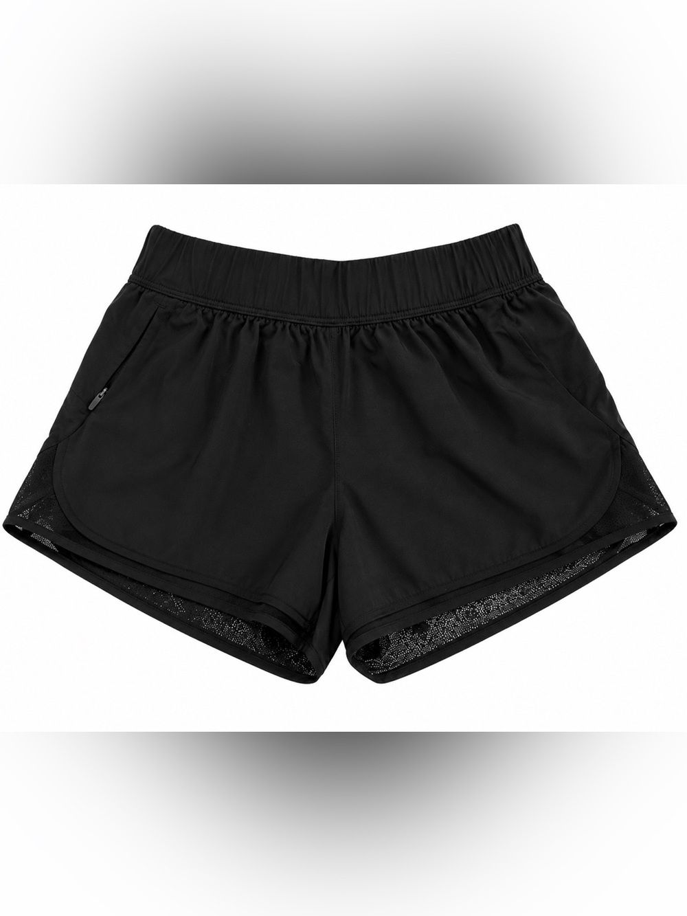 Lululemon Two With One Short Black & Gray (Reversible 3") Women’s size 2
